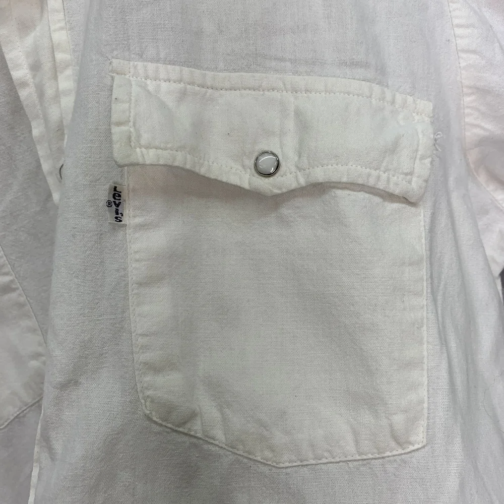 Levi's White Western Dessert Cactus Vintage Button Long Sleeve Shirt Size Medium - Picture 5 of 10
